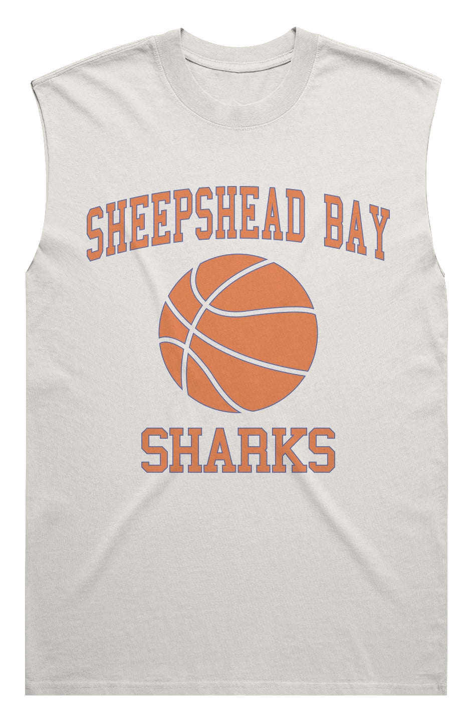 SBHS Sharks Heavy Faded Tank