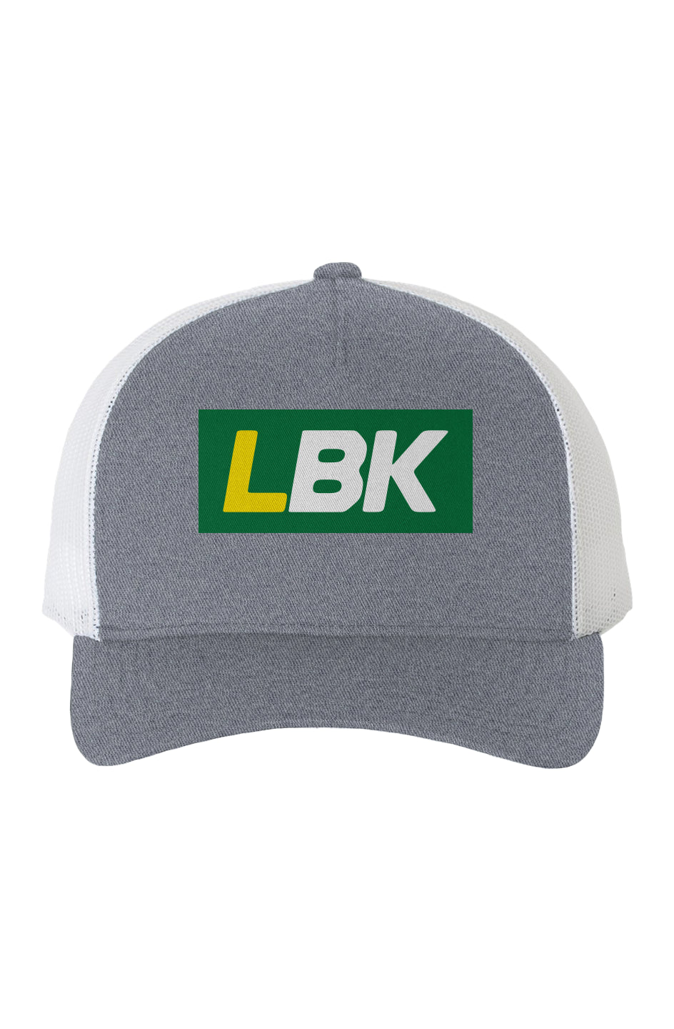 LBK Classic White Mesh Retro Trucker Cap