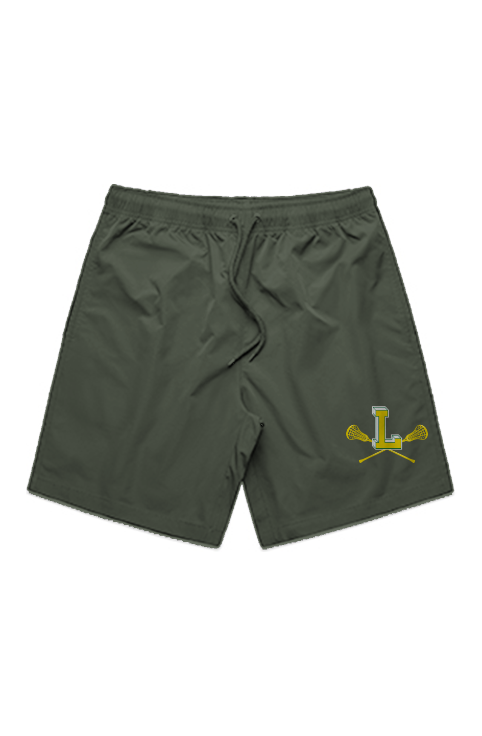 "L" Lacrosse Training Shorts (Green)