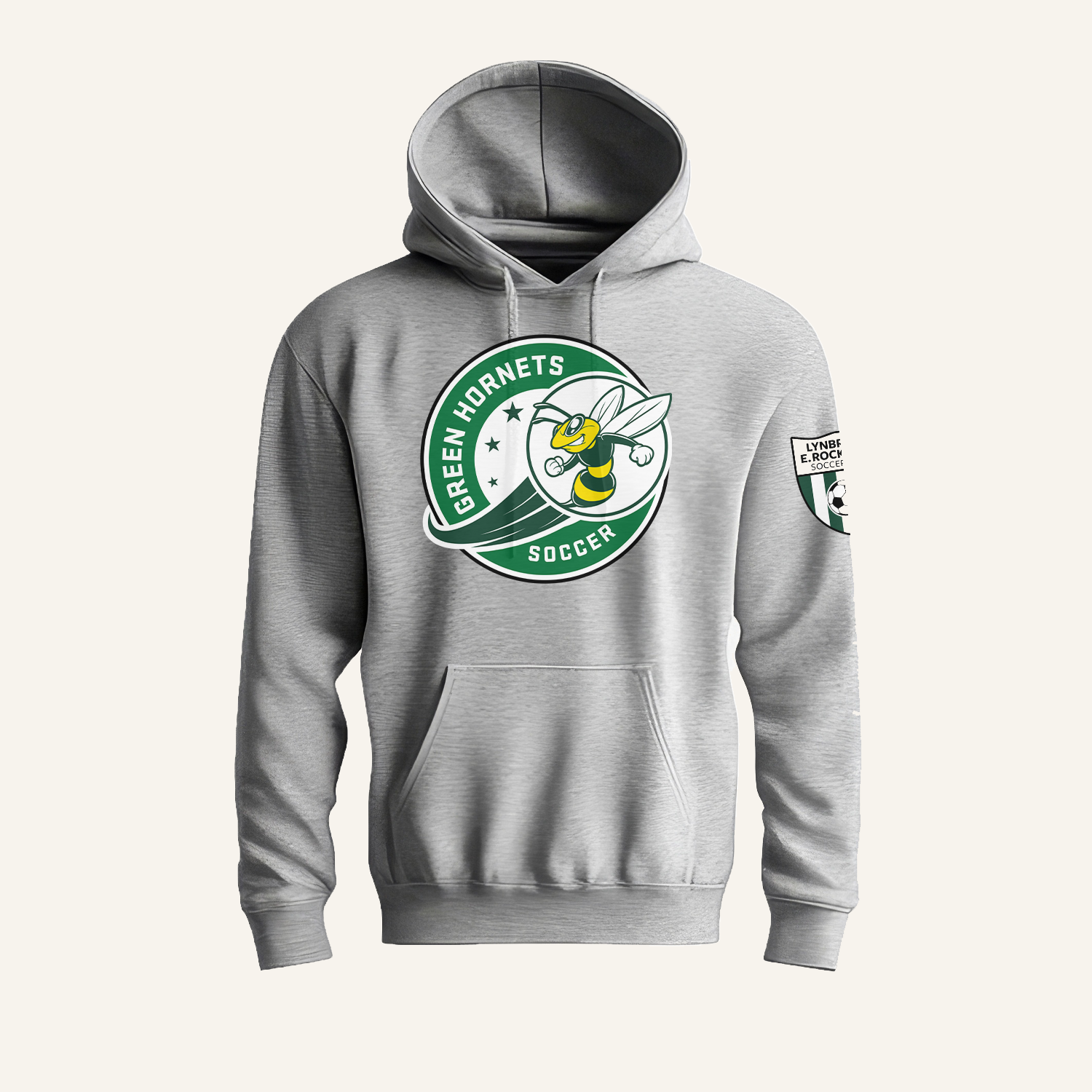 Lynbrook E. Rockaway Green Hornets Pullover Hoodie (Adult)