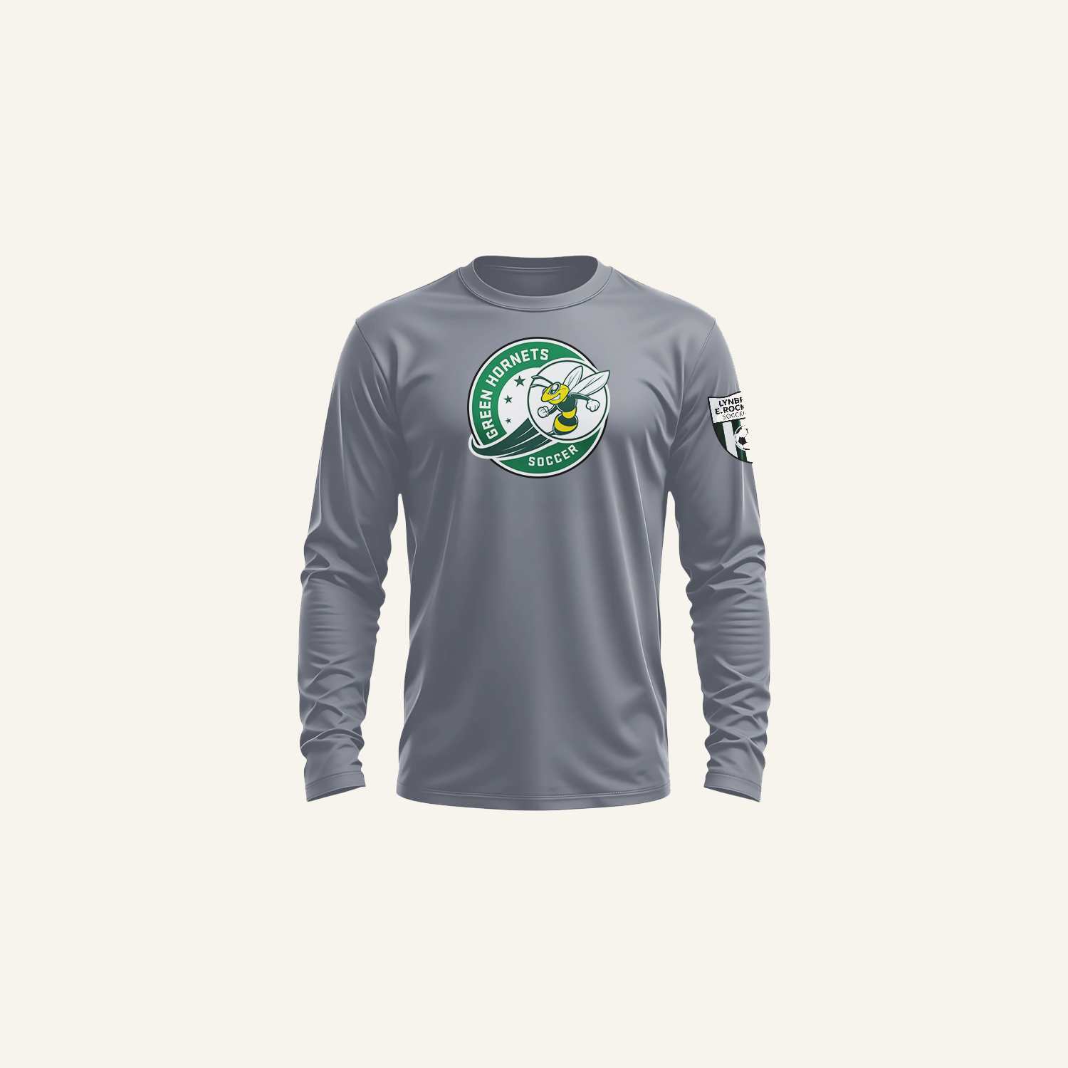 Lynbrook E. Rockaway Green Hornets Competitor Long Sleeve Shirt (Youth)
