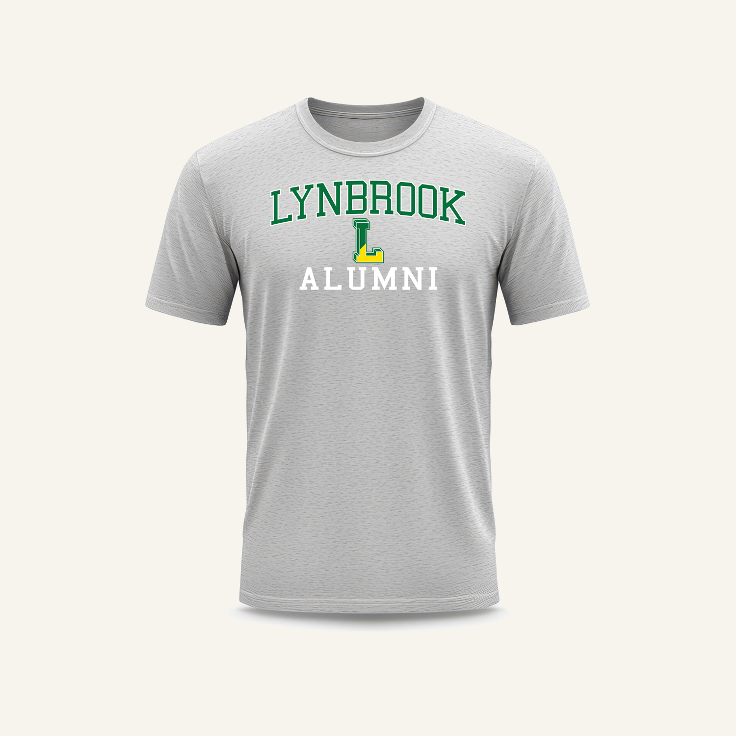 Lynbrook "L" Alumni Classic Streetwear T-Shirt (Athletic Heather)