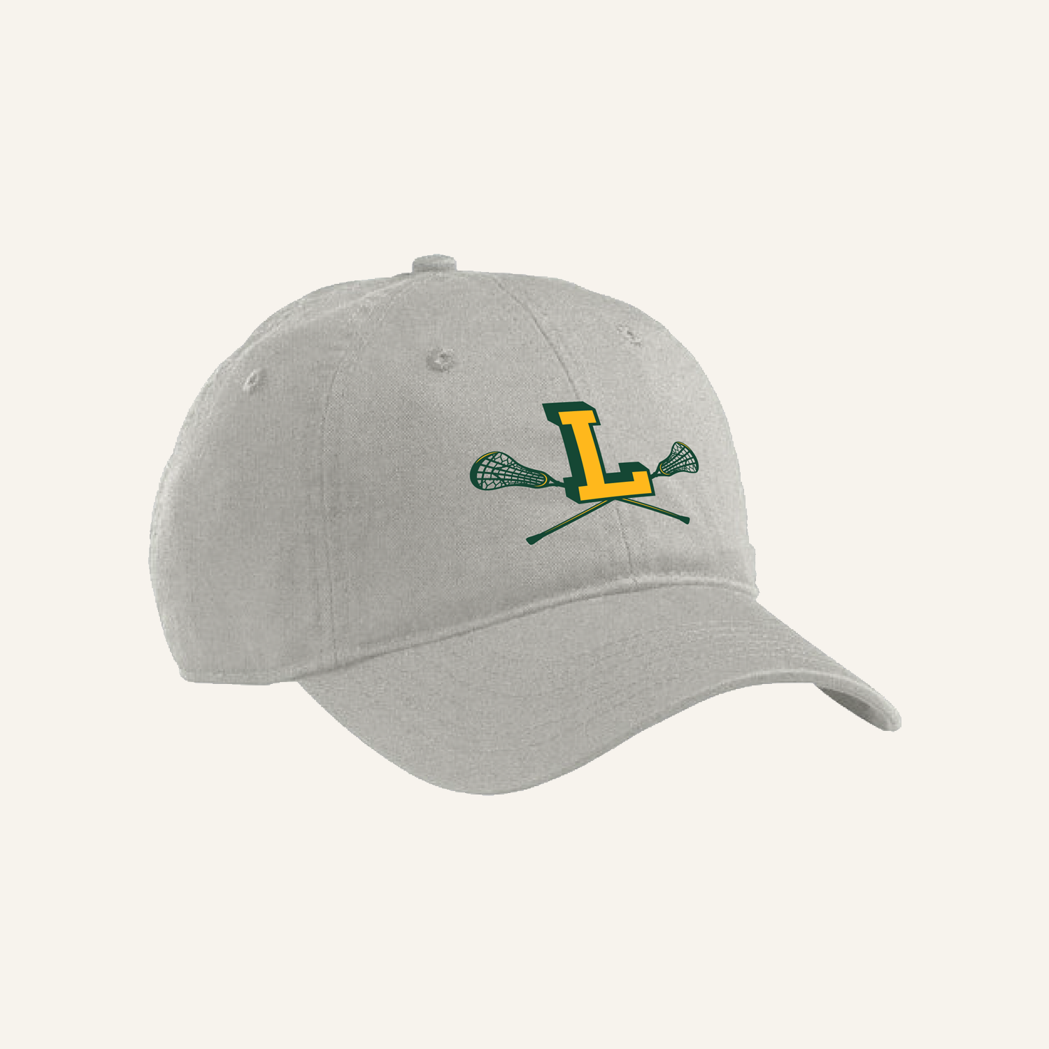 "L" Lacrosse Unstructured Cap