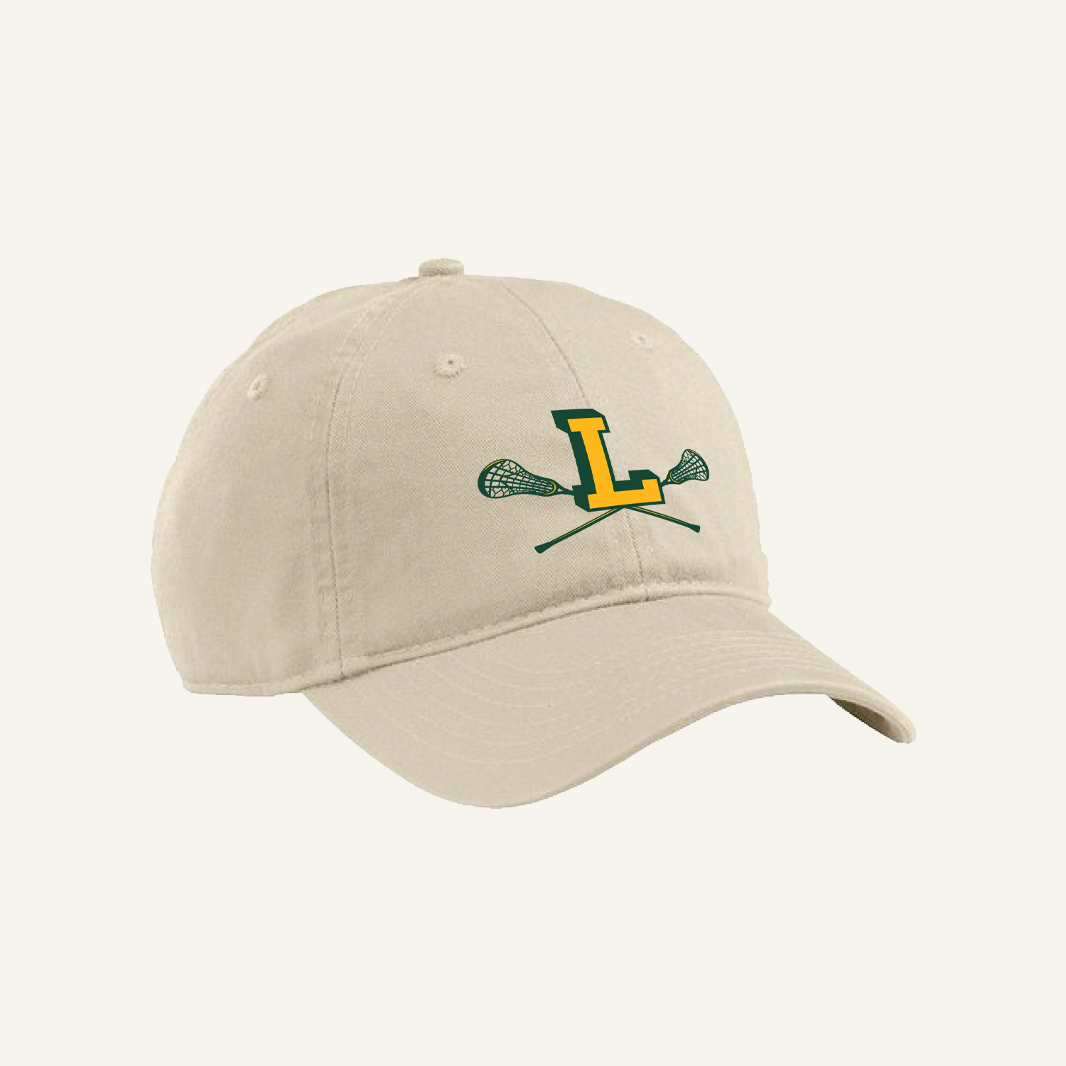 "L" Lacrosse Unstructured Cap
