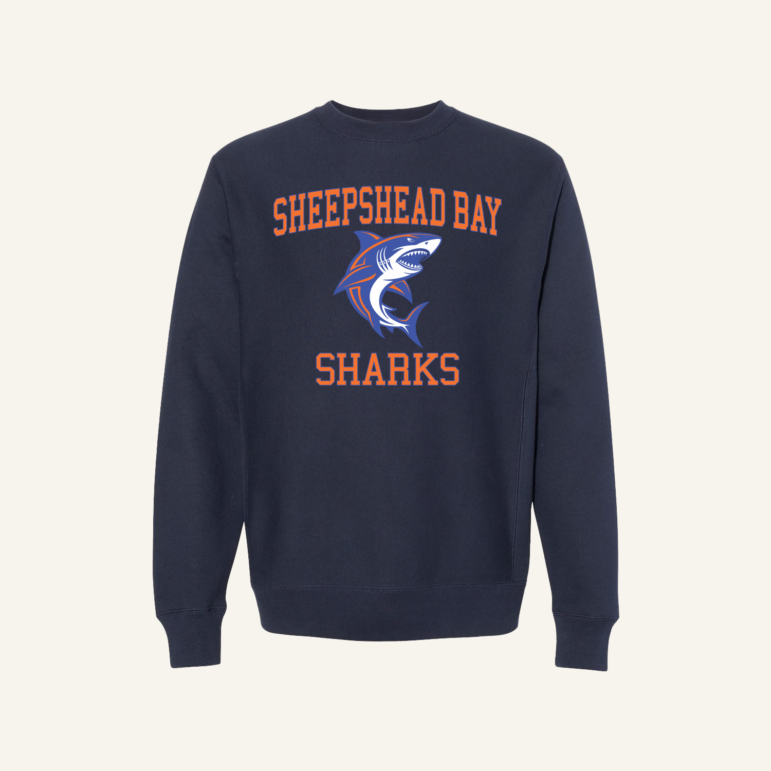 Sheepshead Bay Sharks H2H Heavyweight Cross Grain Crewneck